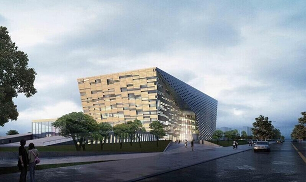世界建筑文化之旅  河北工業大學圖書館